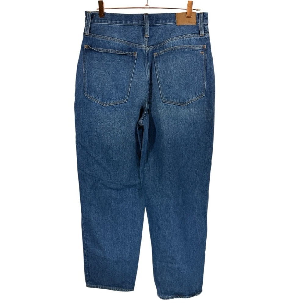 Madewell Baggy Straight Jeans Dark Worn Indigo‎ Wash Size 30 Denim Casual - Picture 6 of 11